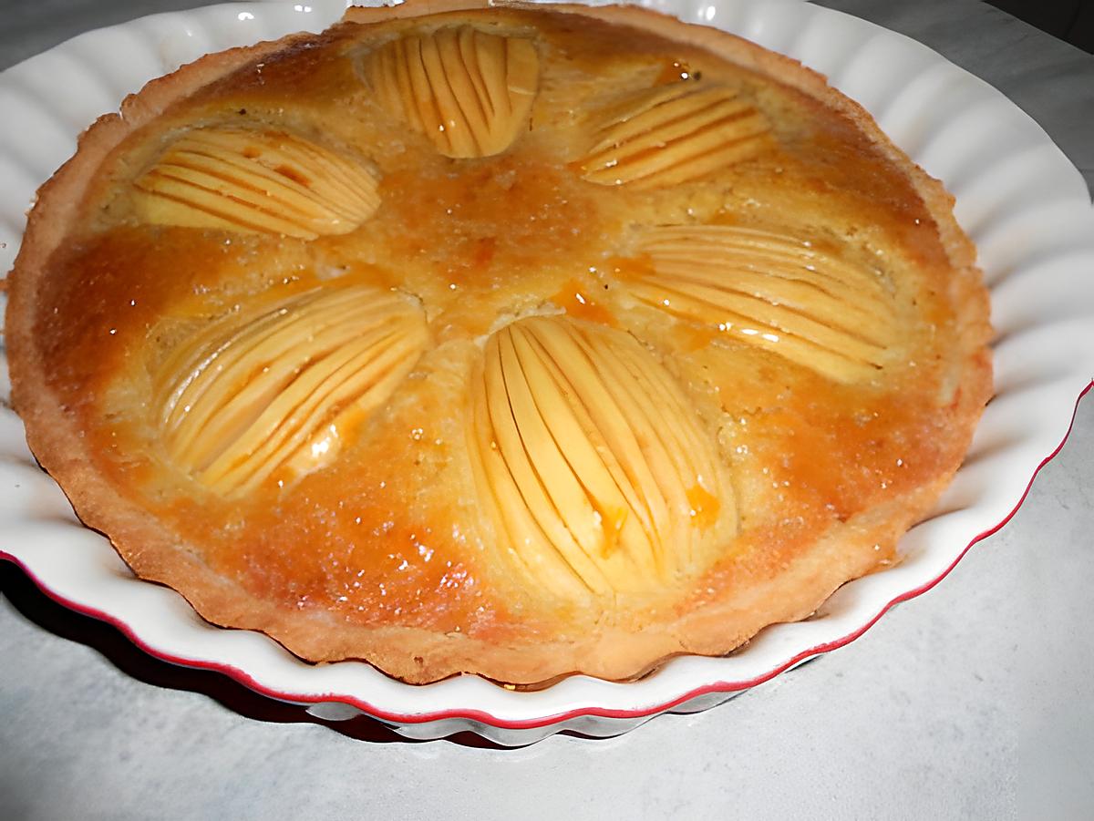 recette Flan aux pommes et aux amandes