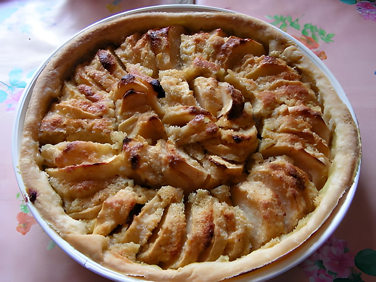 recette Tarte amandine aux pommes