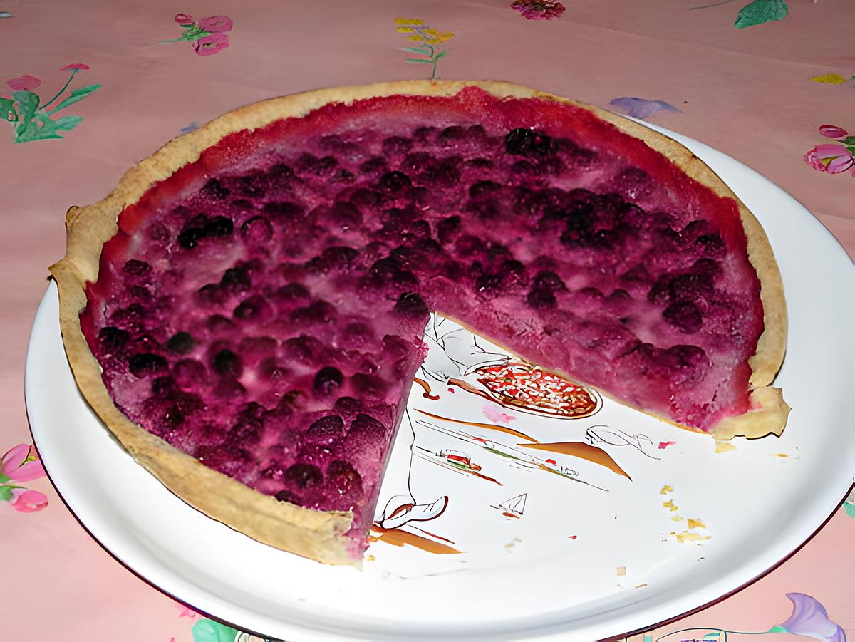 recette Tarte aux framboises