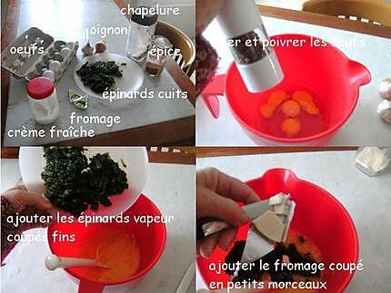 recette Omelette aux épinards vapeur