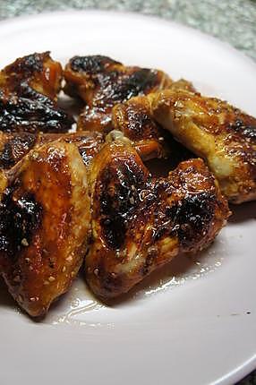 recette ailes de poulet laquées