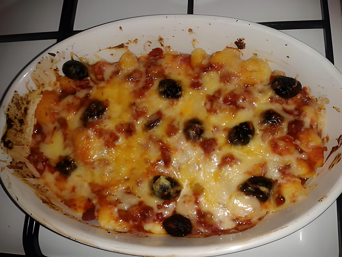 recette gratine de gnocchis au chorizo