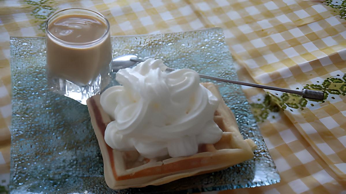 recette gauffres   a la créme  de mamy loula par hanor