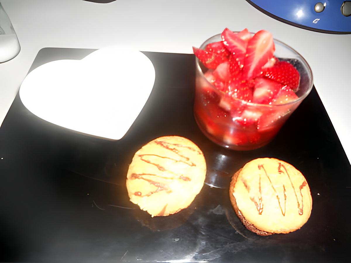 recette Plateau dessert saint valentin