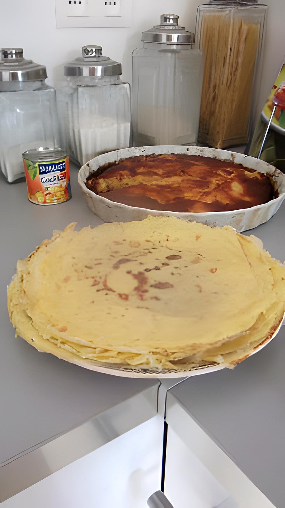 recette gateau pommes  ananas