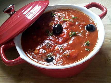 recette Sauce tomate méditerranéenne