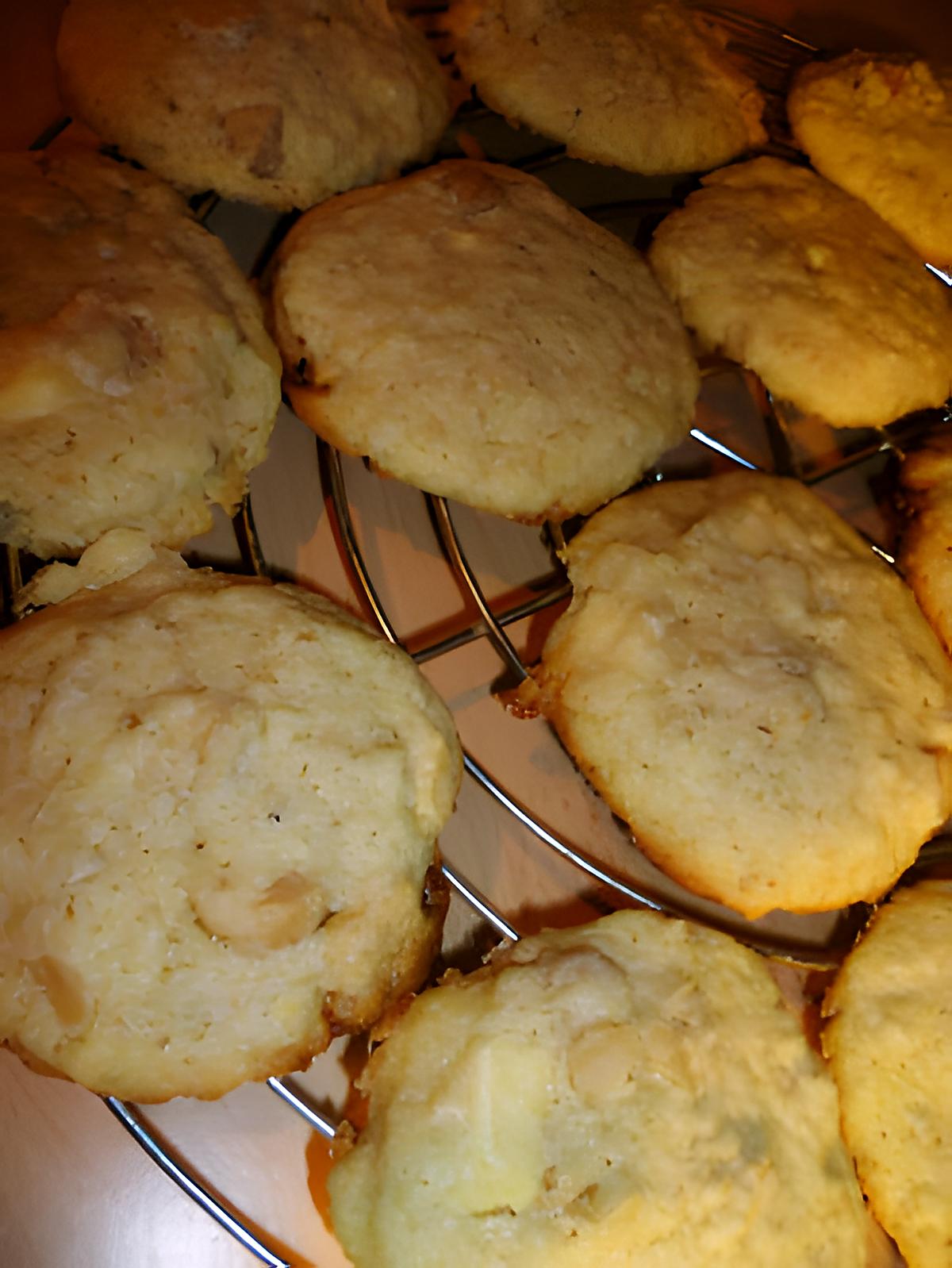 recette Cookies aux noix de macadamia