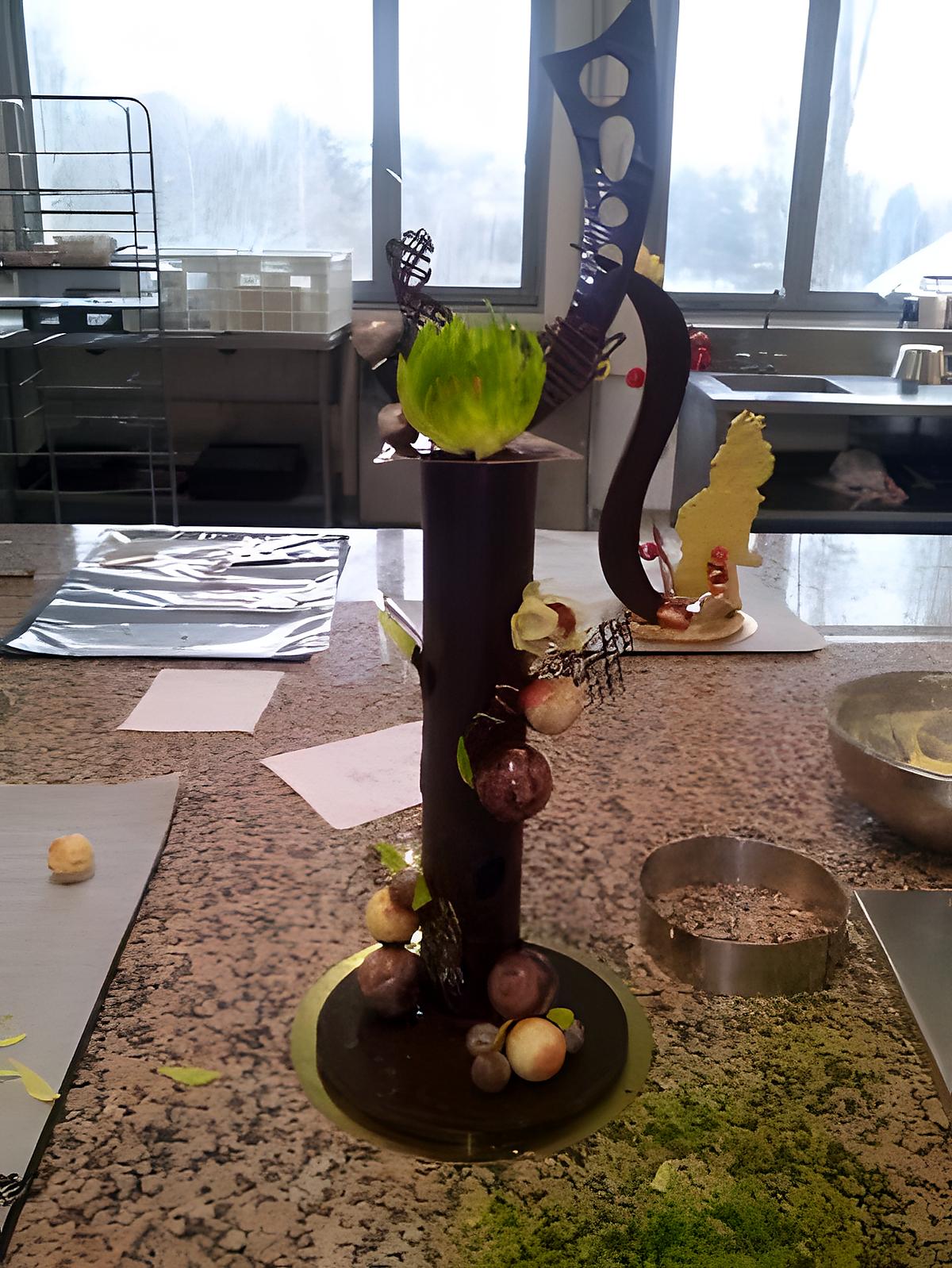 recette Sculpture chocolat. Lycée.