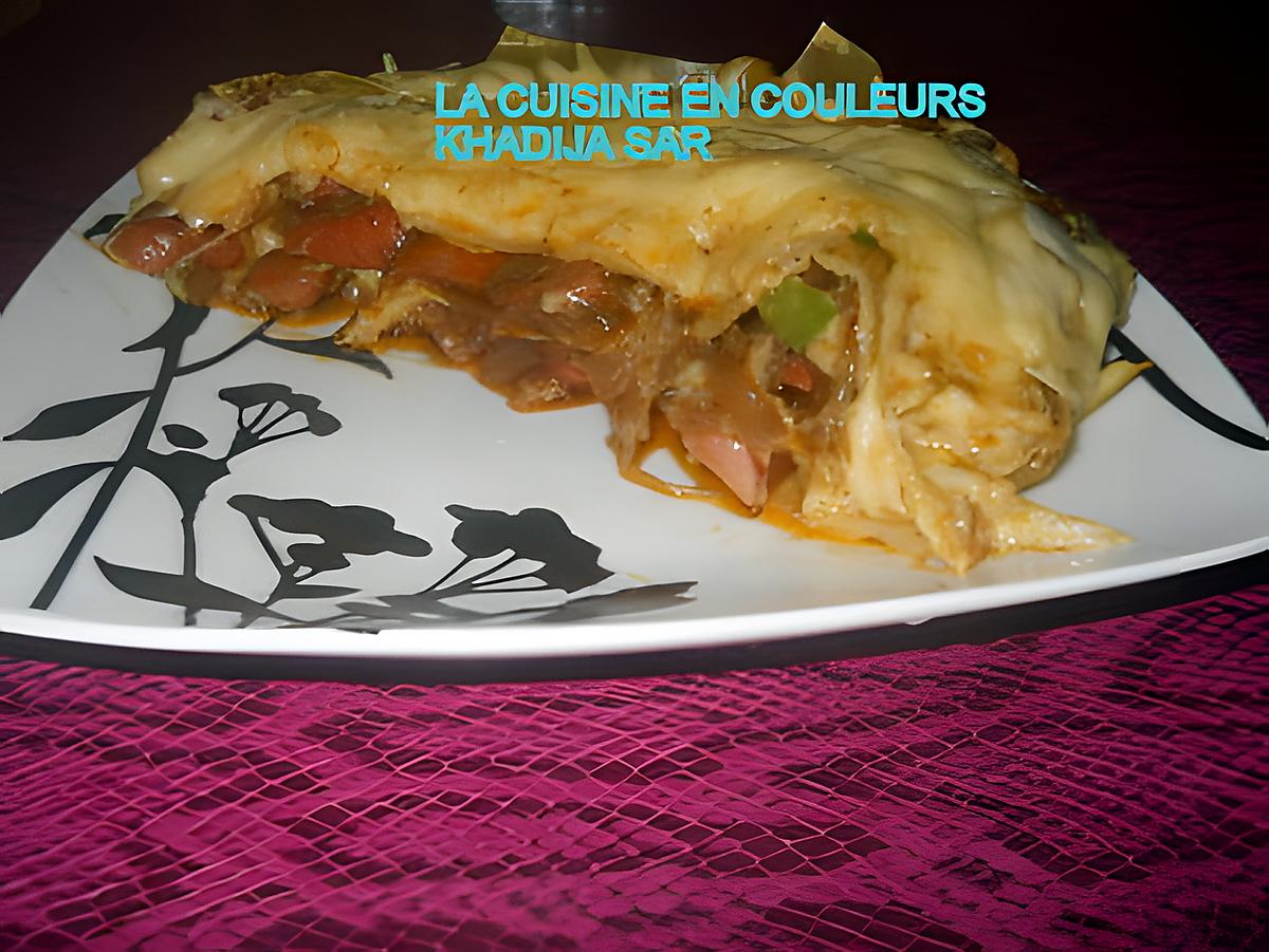 recette Lasagnes aux saucisses