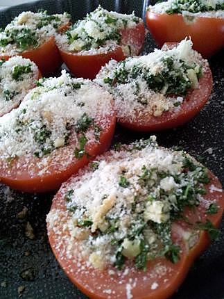 recette Tomates à la provençale et au parmesan