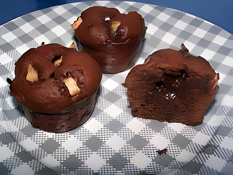 recette muffins chocolat et poire