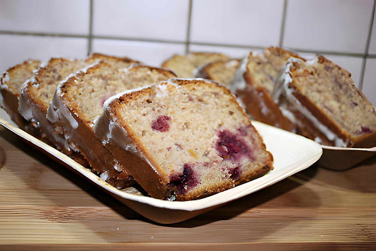 recette Cake framboises-amandes