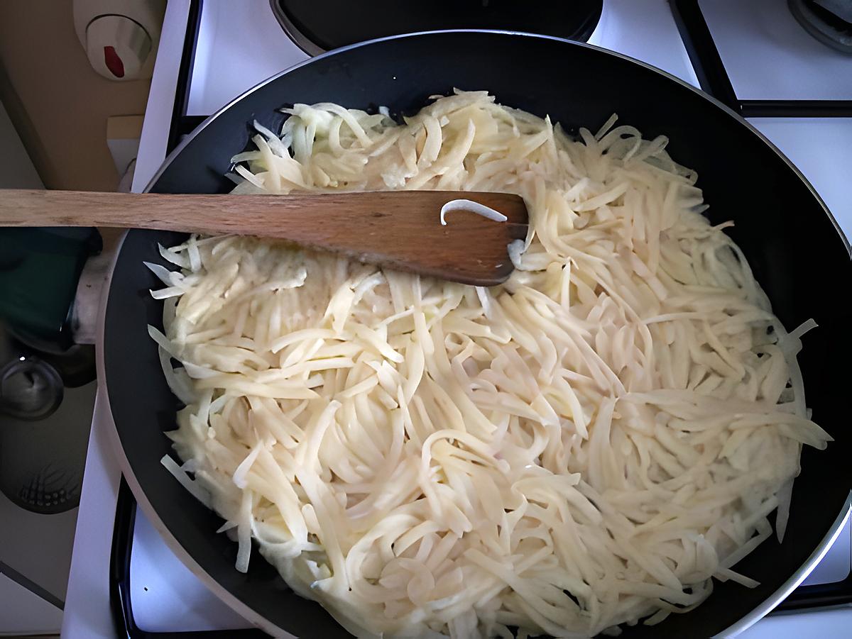 recette photo de la galette de pommes de terre