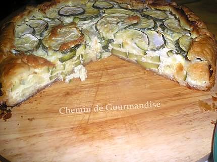 recette Tarte aux courgettes