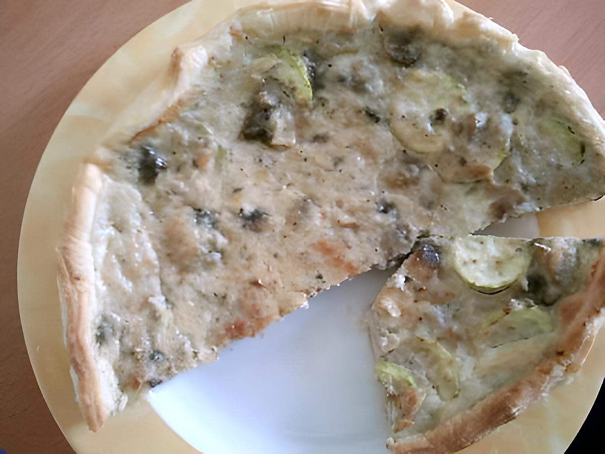 recette Tarte  thon / courgette