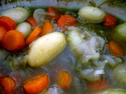 recette " Rôti de veau light en cocotte... aux petits légumes... cuit au four..."