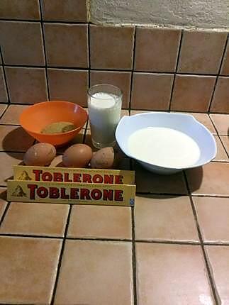 recette Petits pots de crème au toblerone