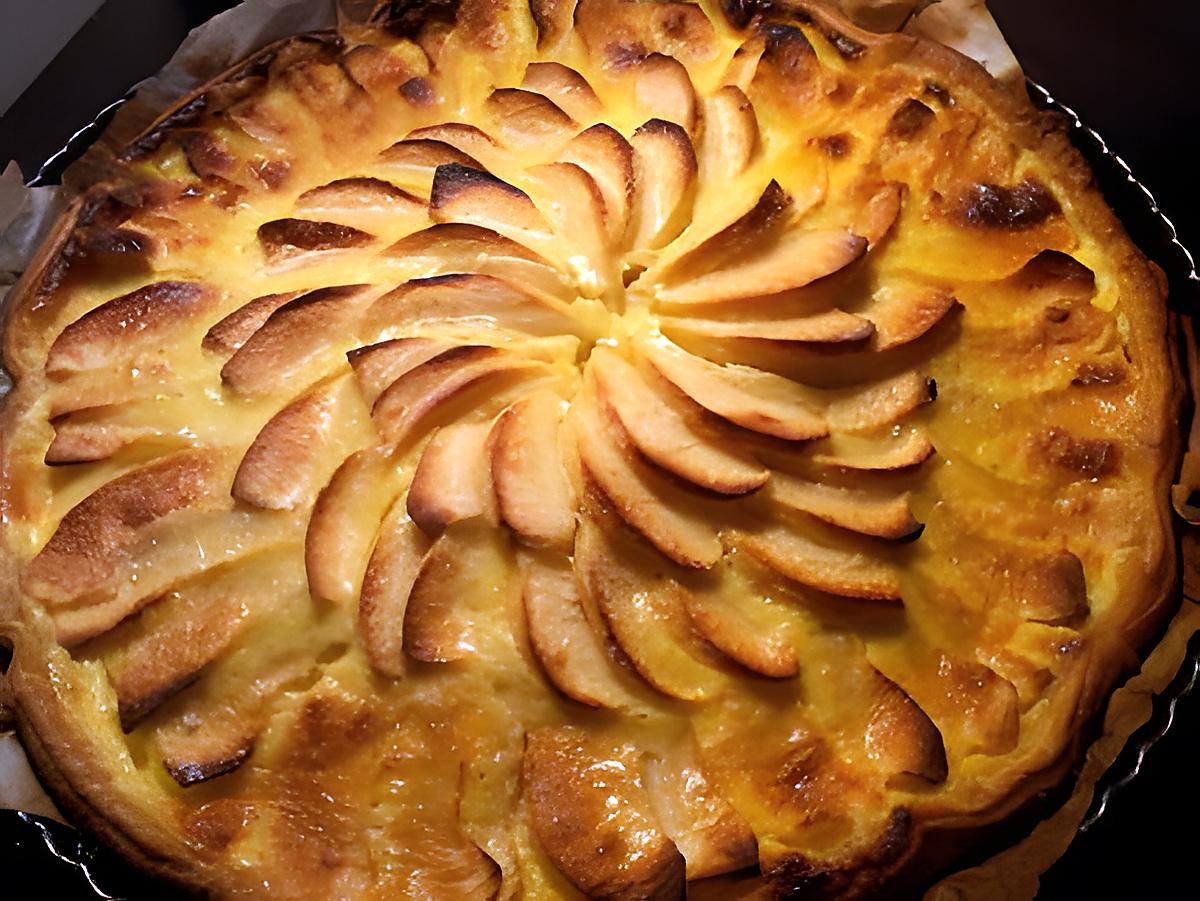 recette tarte aux pommes normande