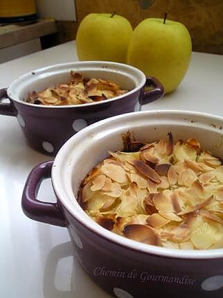 recette Far aux pommes & amandes