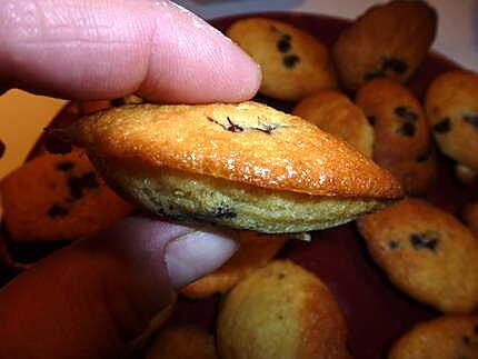 recette madeleine aux pépites de chocolat