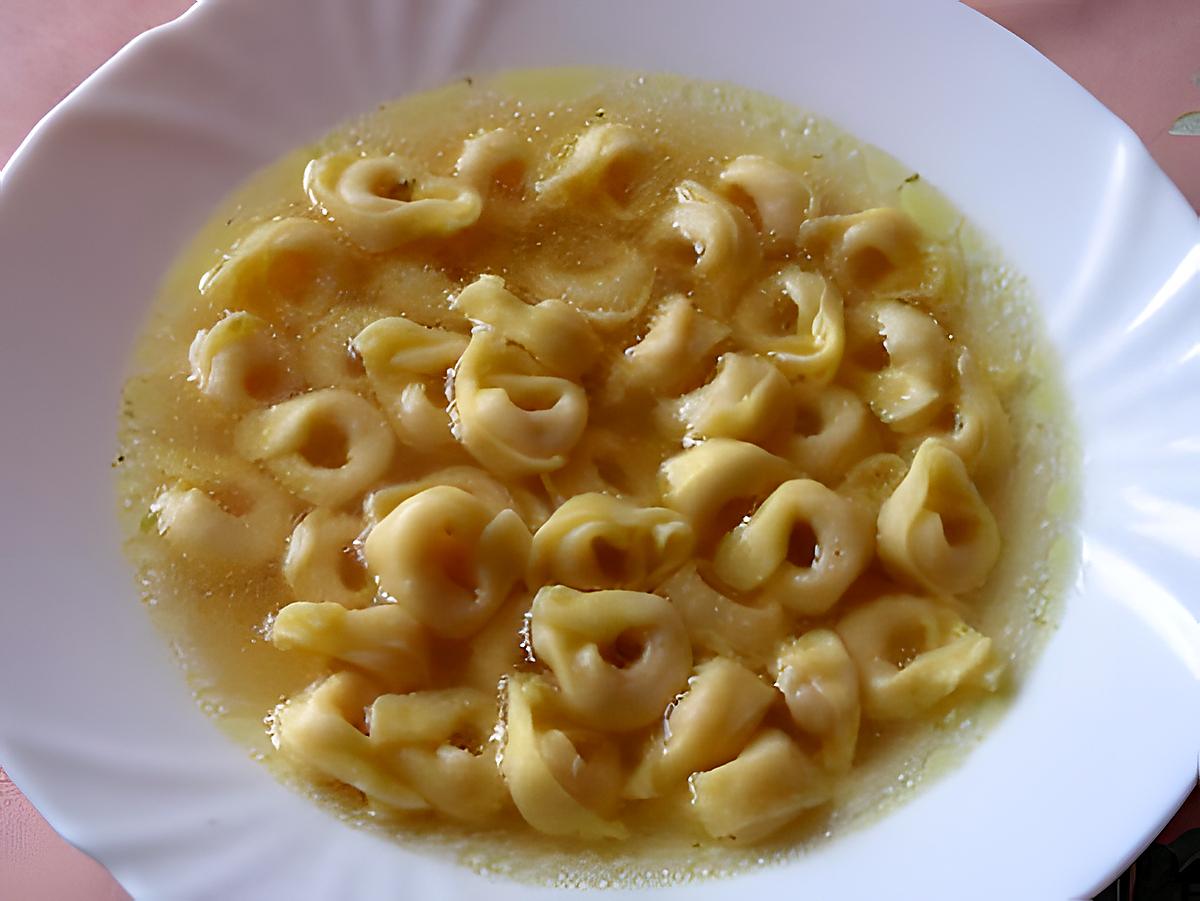 recette Soupe au tortellini