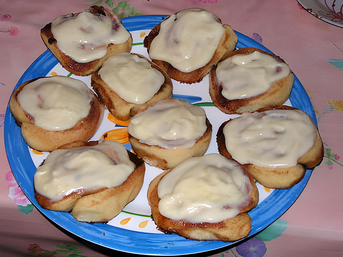 recette Cinnamon rolls