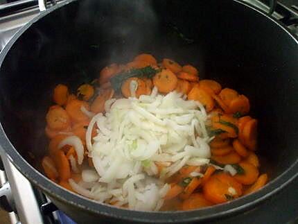 recette Carottes à l'étouffée.... à l"orientale...