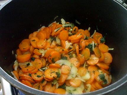 recette Carottes à l'étouffée.... à l"orientale...