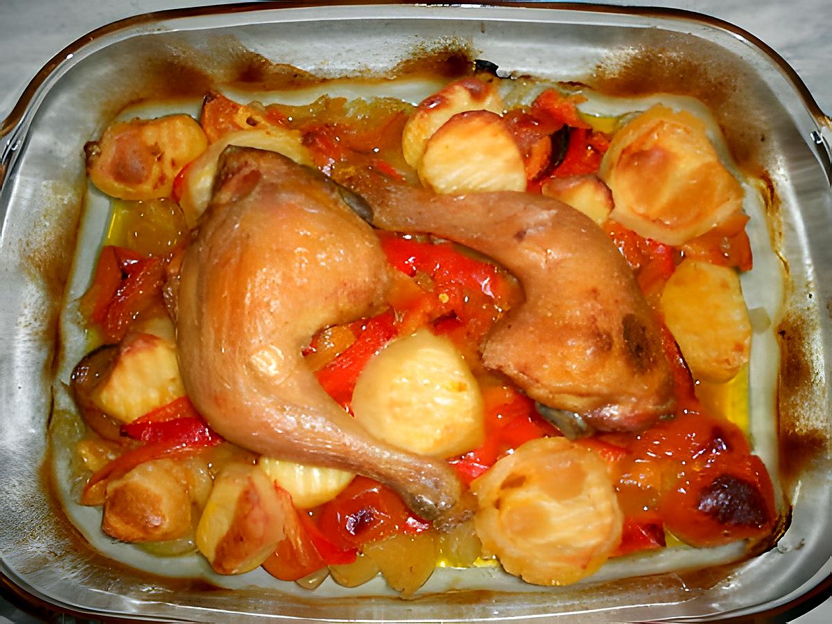 recette Cuisse de poulet au curcuma