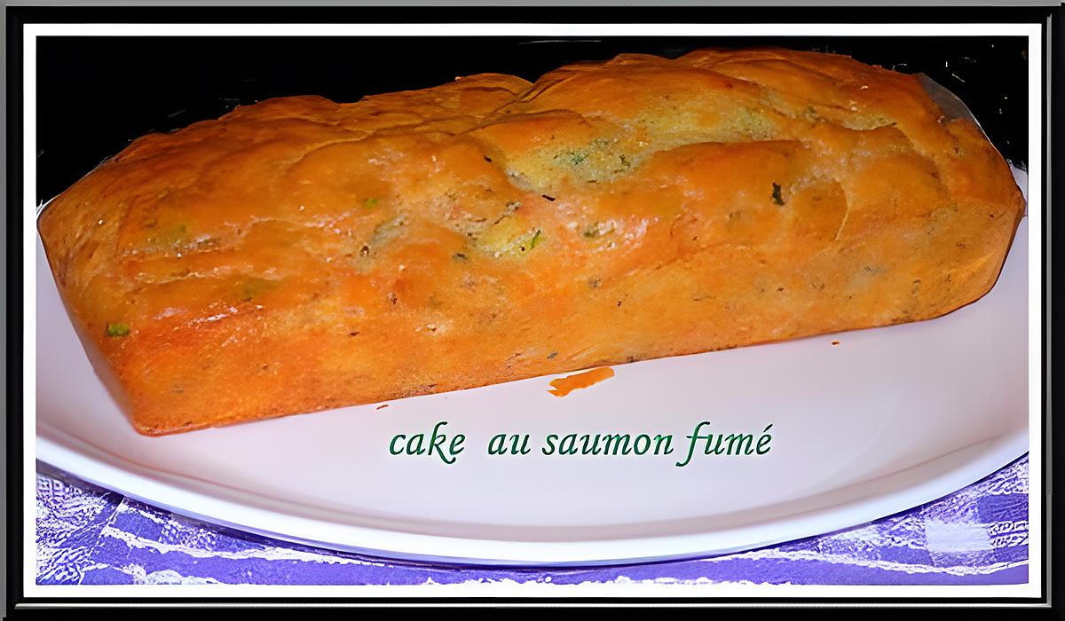 recette cake au saumon fumé
