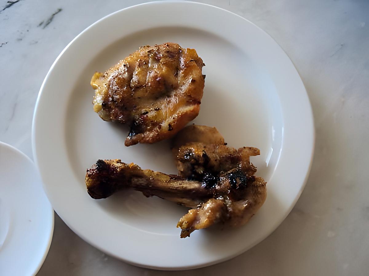 recette Cuisses de poulet au grill, repas anti-cholestérol