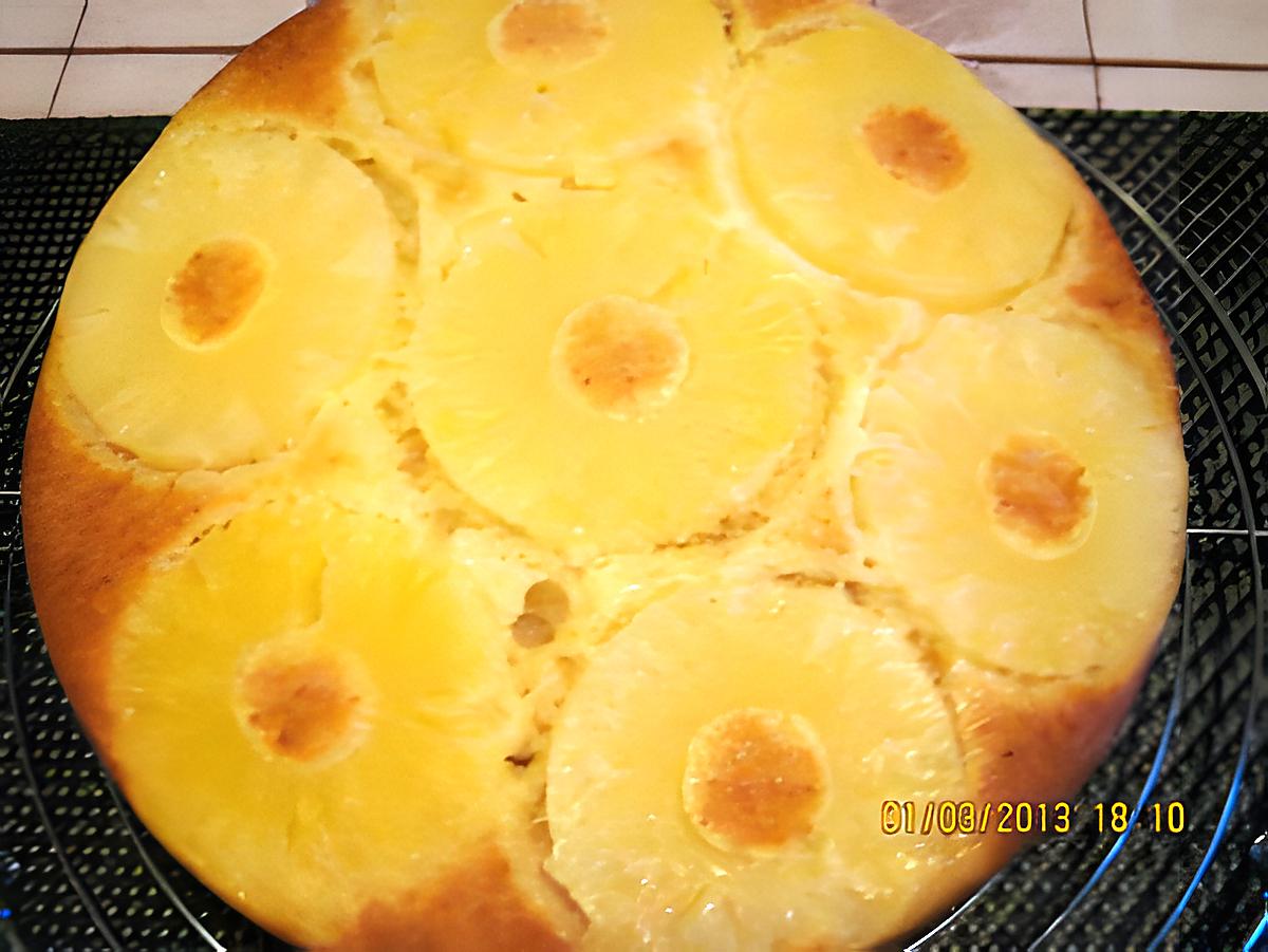 recette GATEAU A L'ANANAS  LIGHT