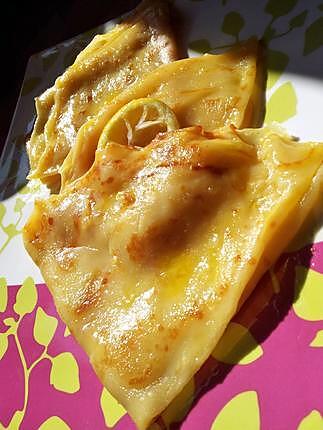 recette Crépes façon suzette