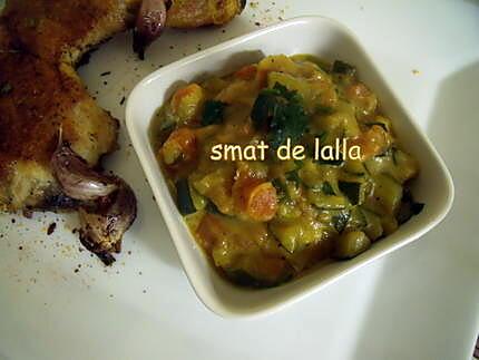 recette COURGETTE AUX SENTEURS DES ILES