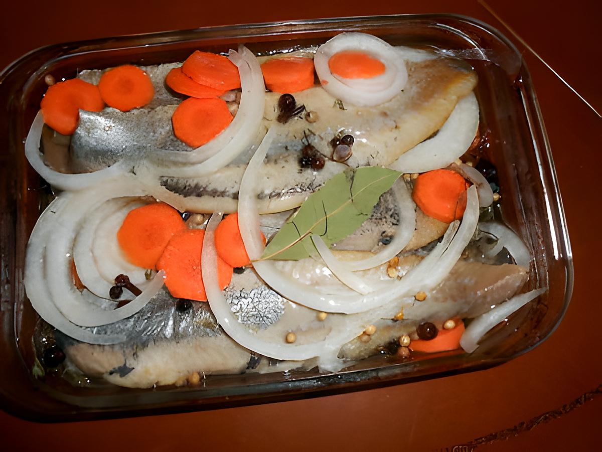 recette Harengs fumés marinés