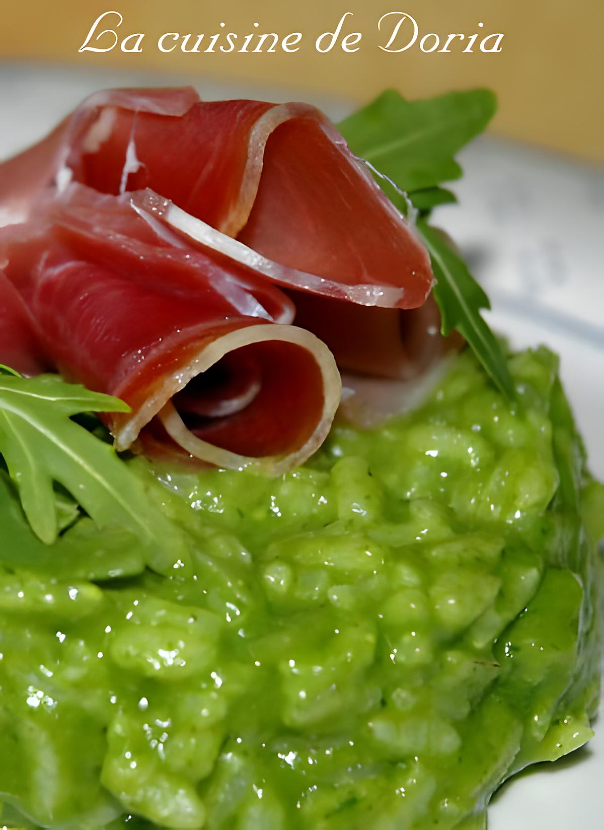 recette Risotto à la roquette