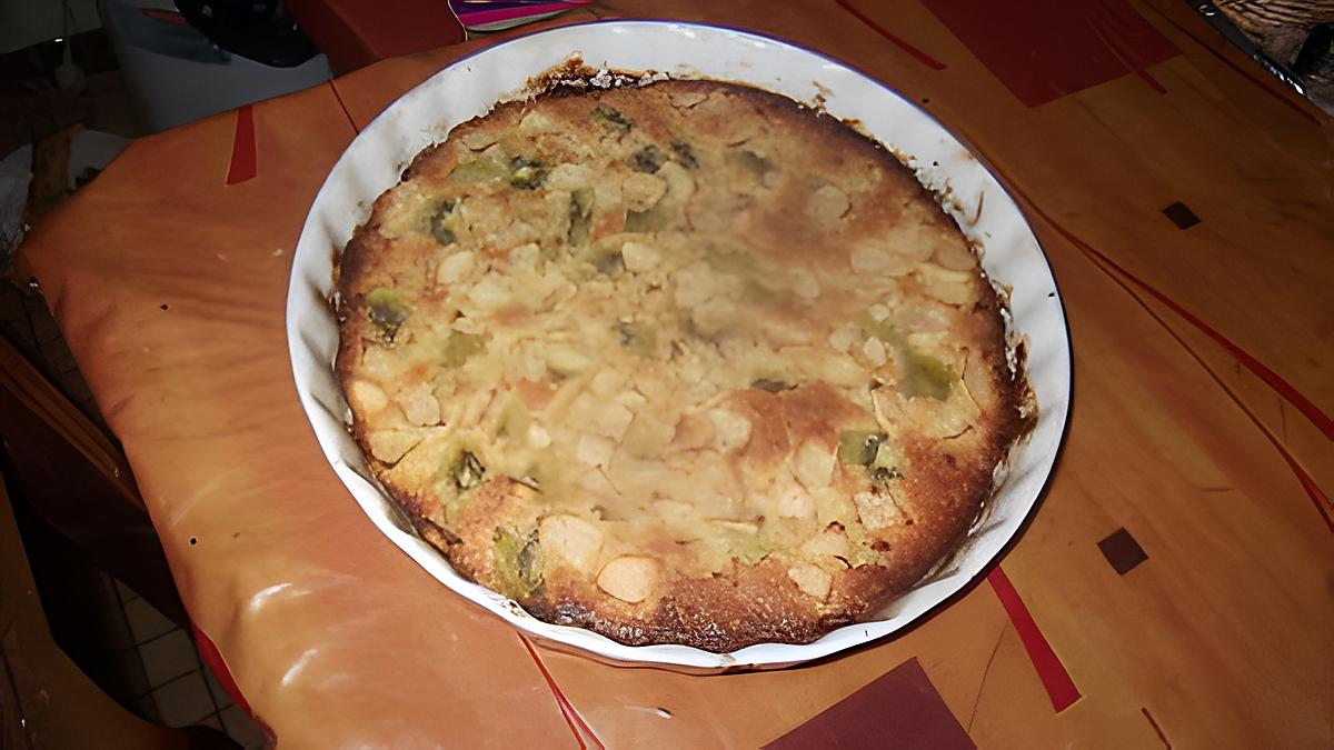 recette gateau  aux pommes  kiwis     d isa  fait   par hanor ;;;;  gateau du déménagement