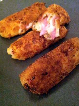 recette Croquettes de jambon et fromage