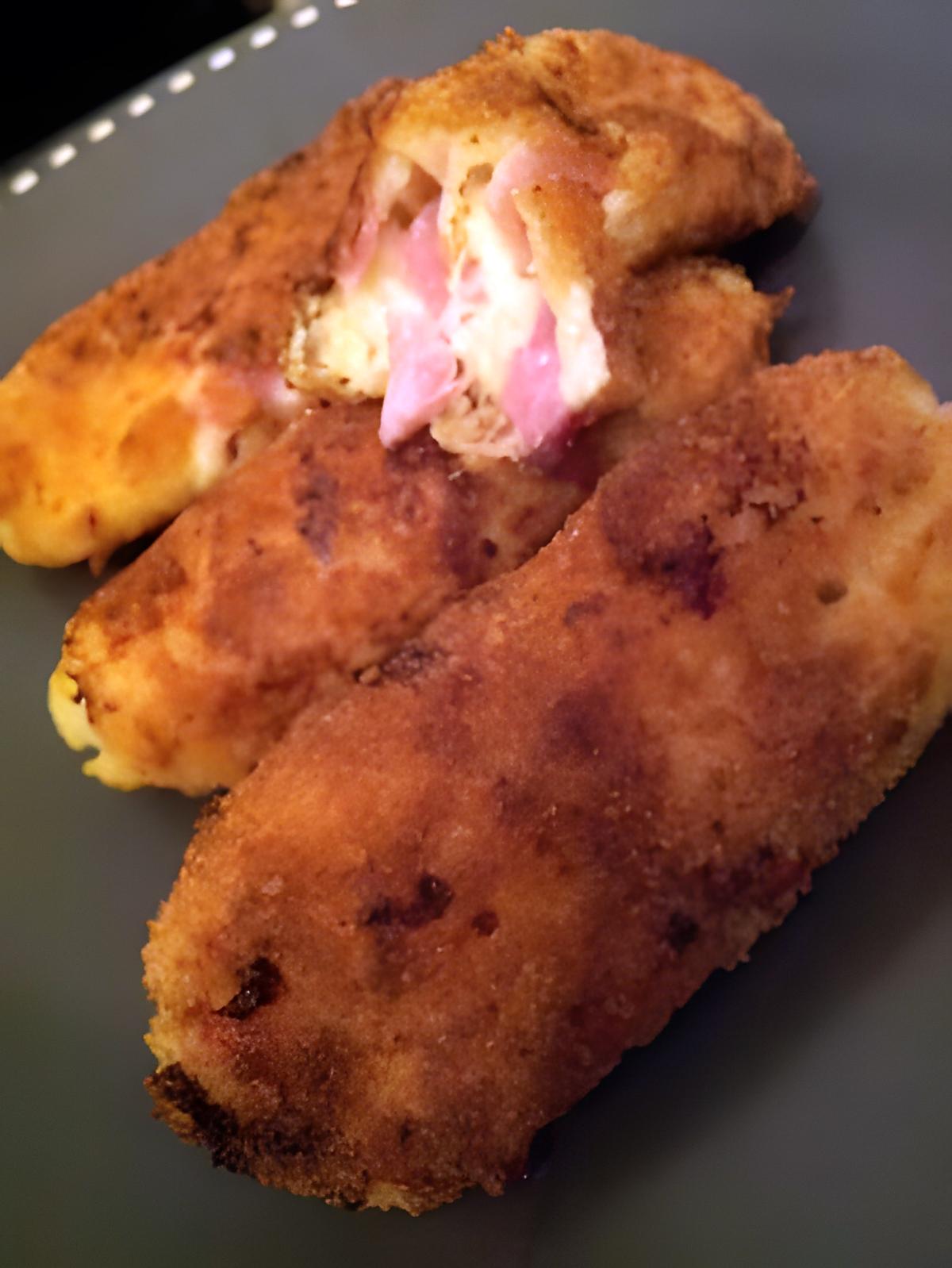 recette Croquettes de jambon et fromage