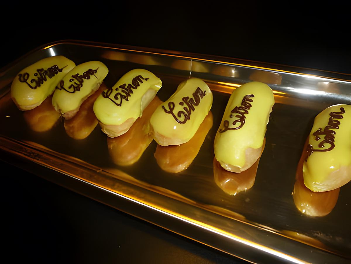 recette eclair au citron