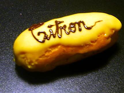 recette eclair au citron