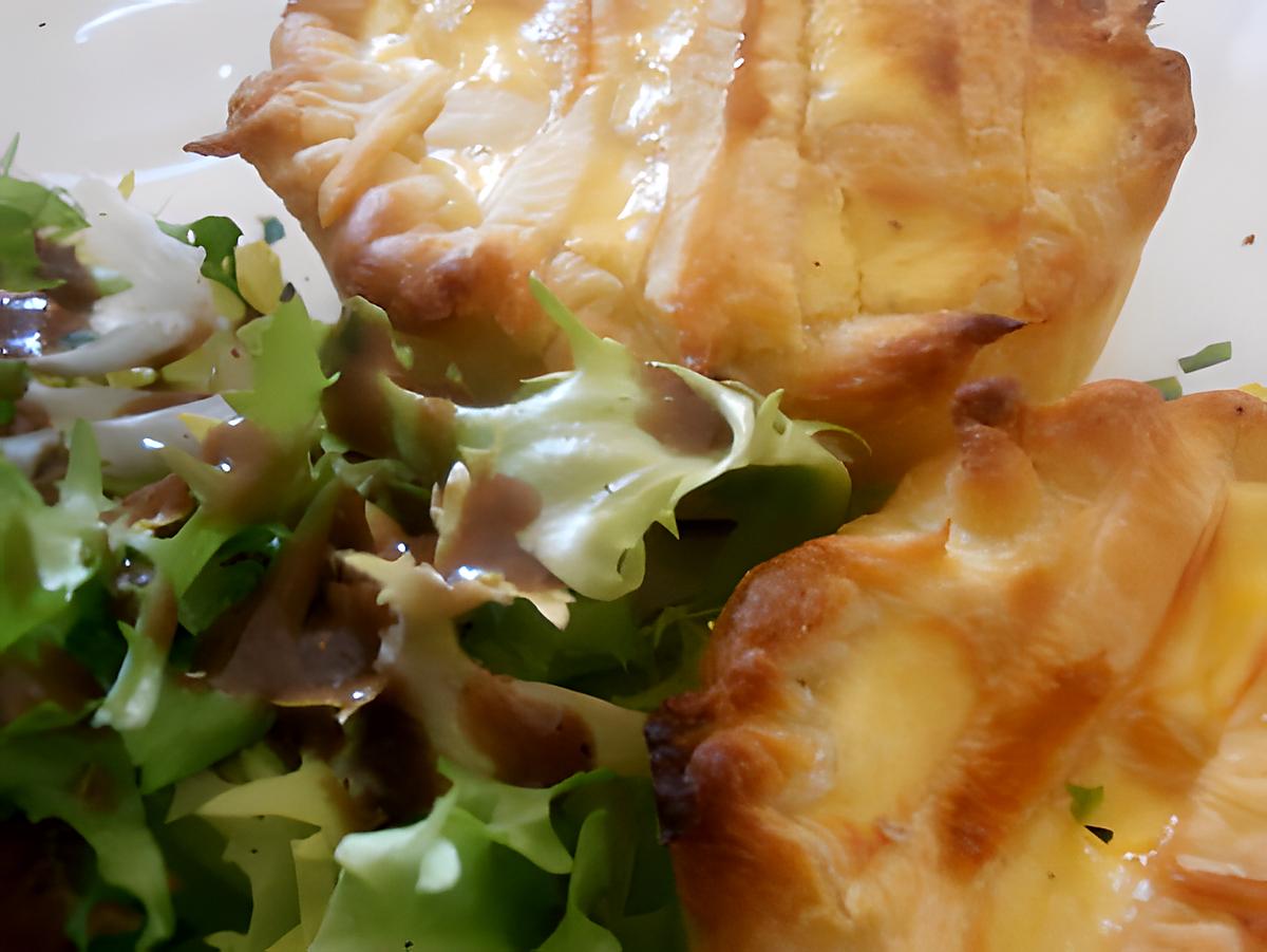 recette tartelette chavroux-pignons