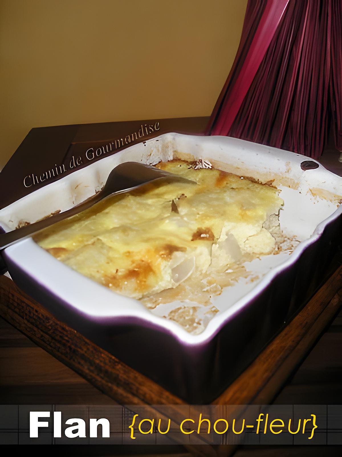 recette Flan au chou-fleur