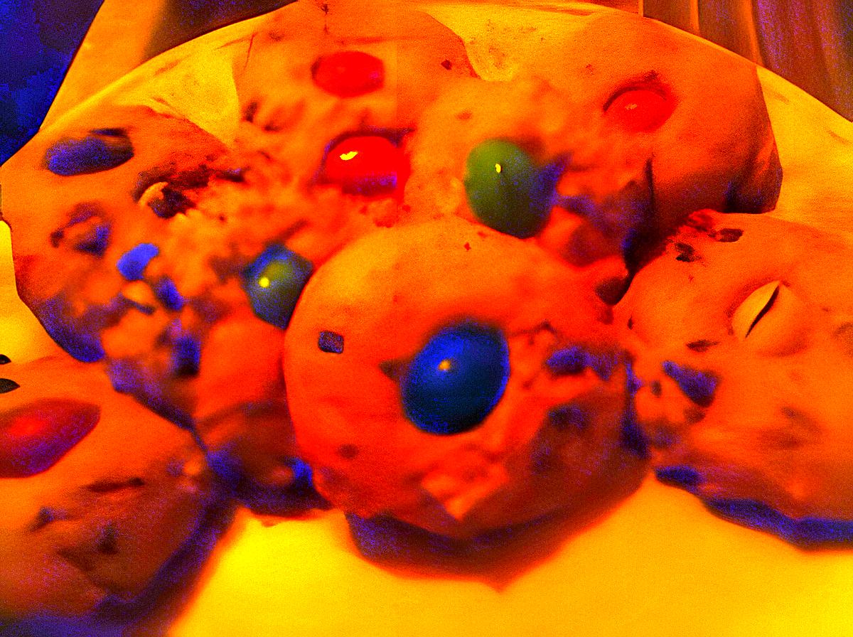 recette cookie's m&m's