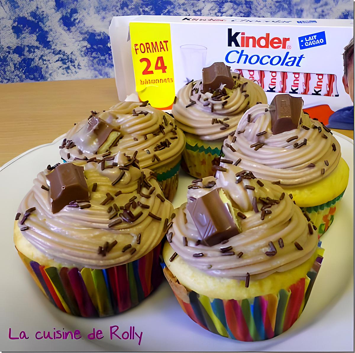 recette Cupcakes au Kinder