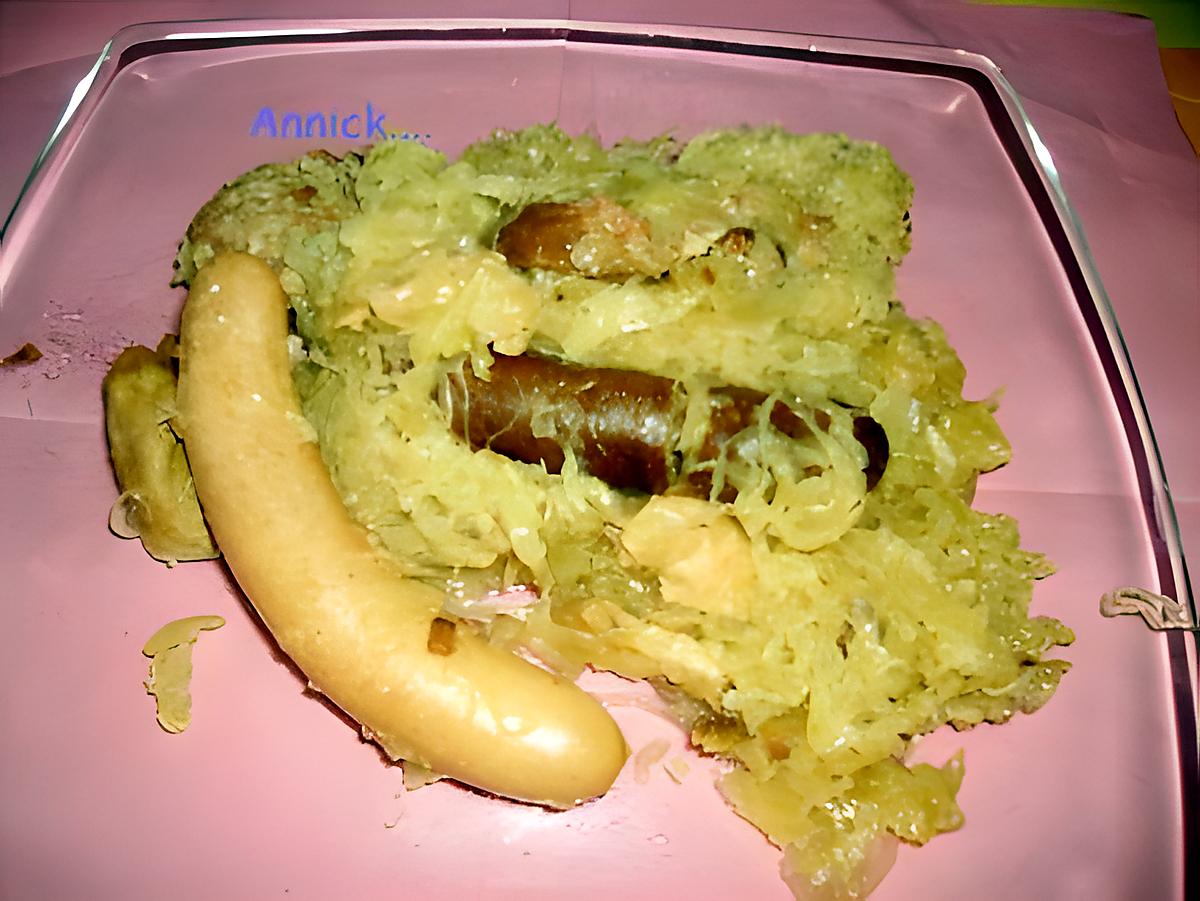 recette choucroute