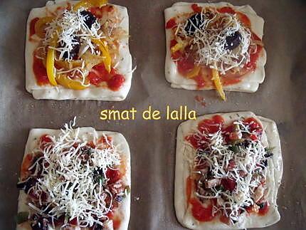 recette MINIS PIZZAS MSAMMENS