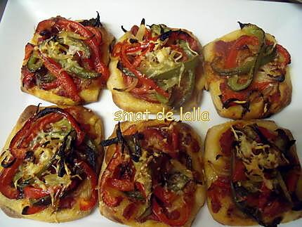 recette MINIS PIZZAS MSAMMENS