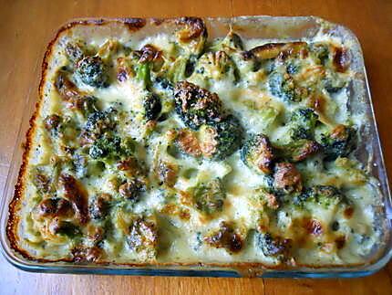 recette GRATIN DE BROCOLIS