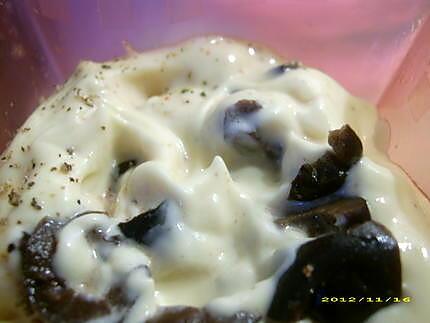 recette mayonnaise aux olives noires